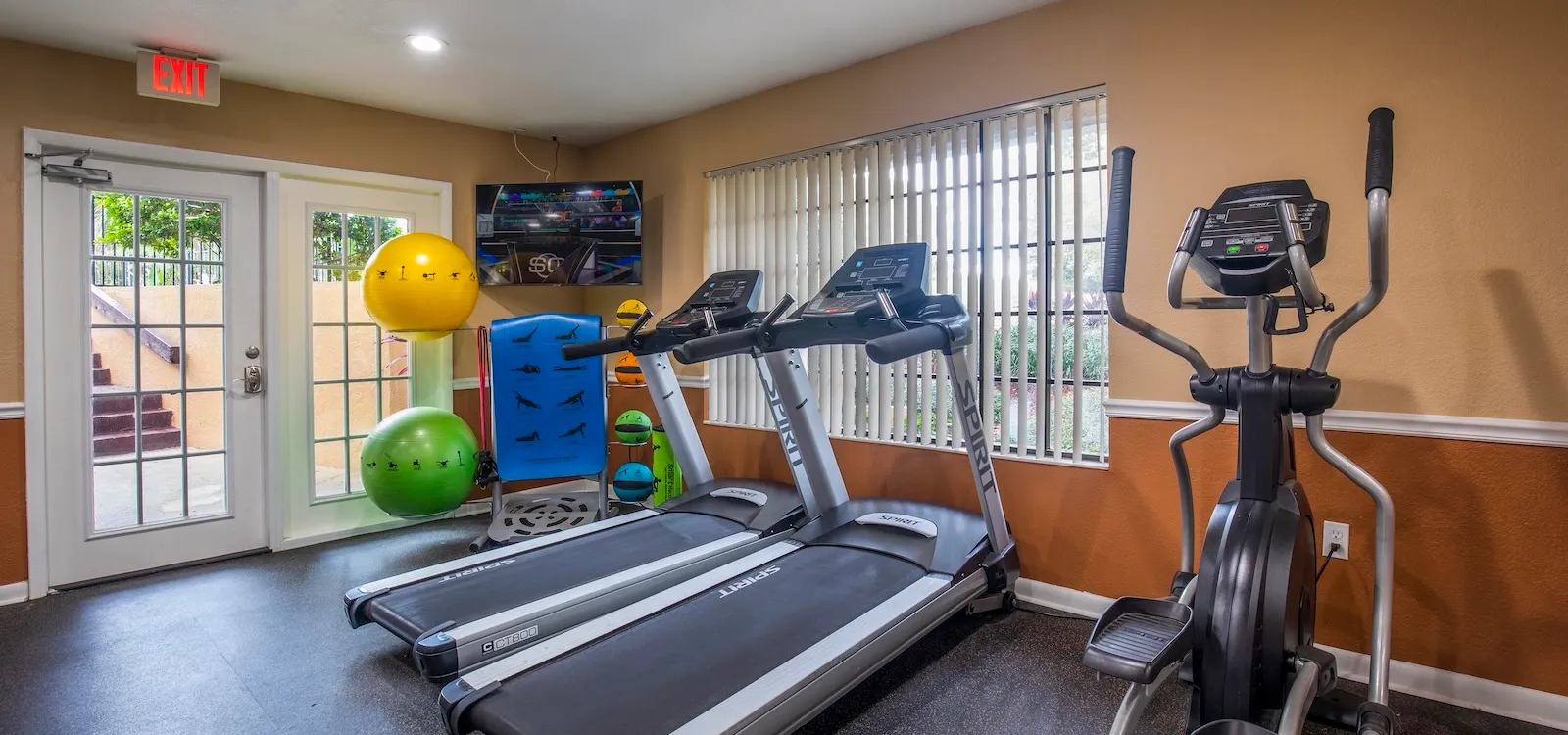 Residents club house 24-hour fitness center