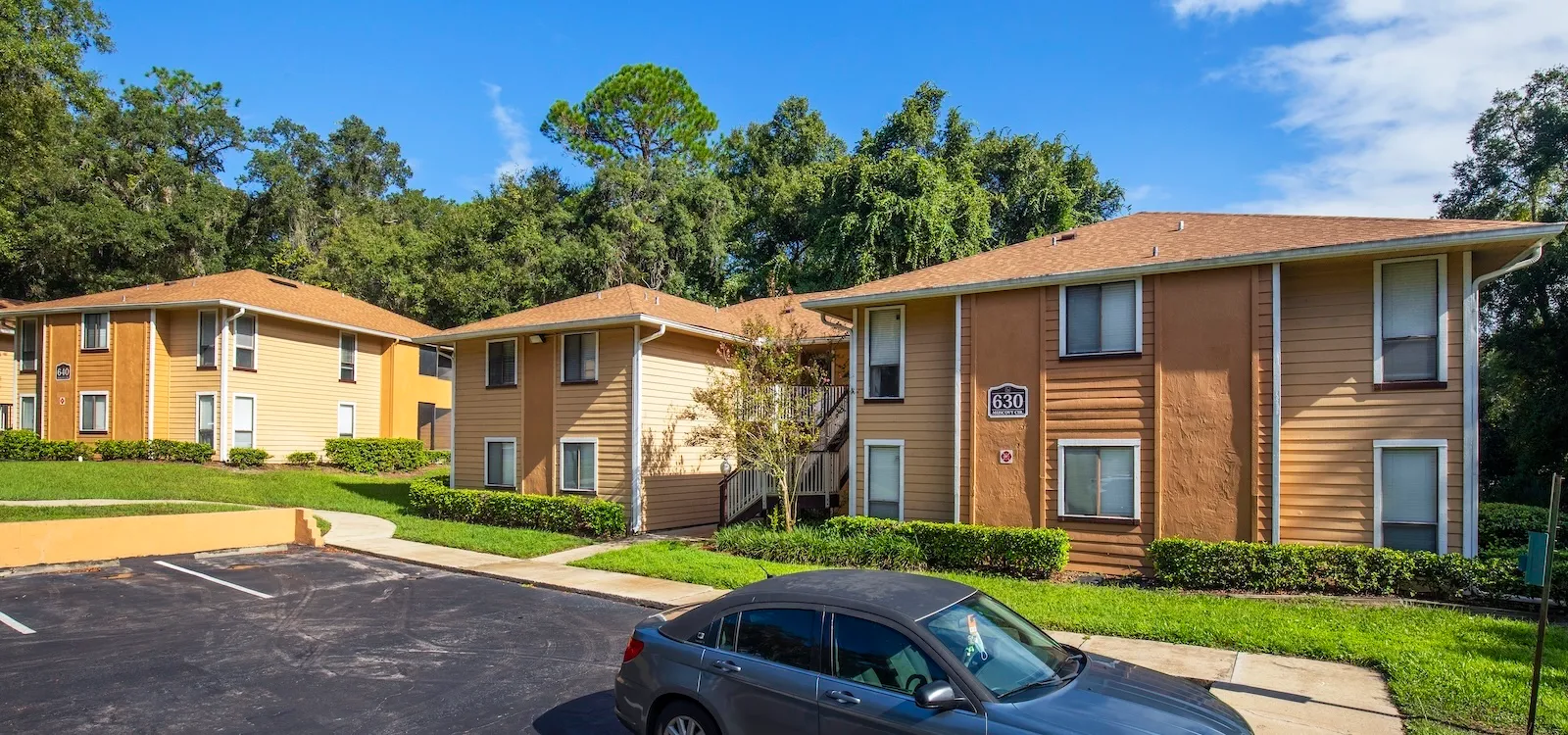Well-maintained spacious grounds and attractive building exteriors