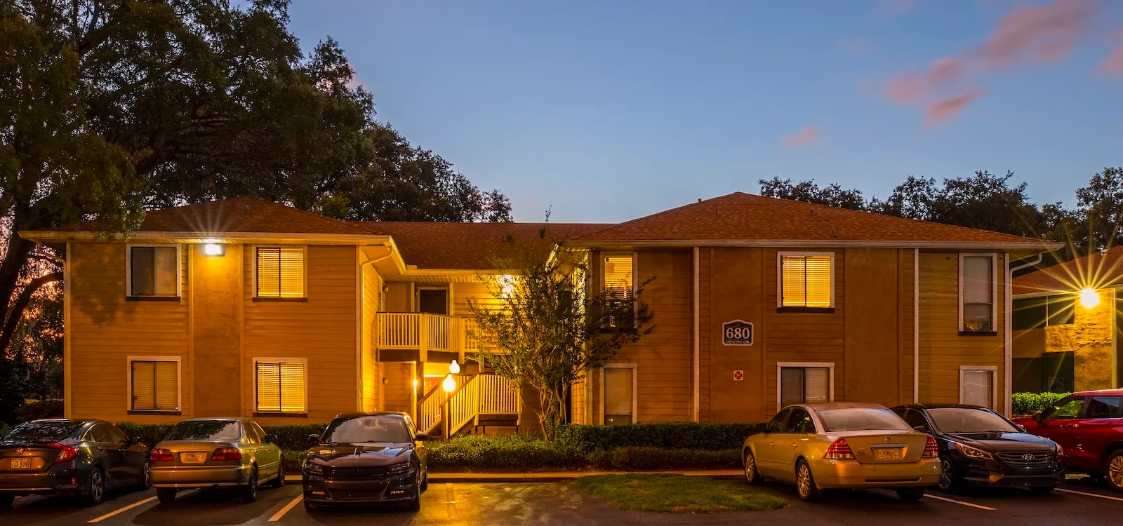 Well-maintained spacious grounds and attractive building exteriors